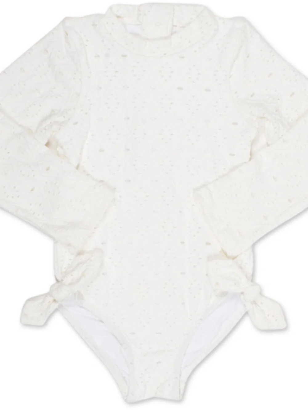Shade Critters  White Eyelet Long Sleeve One Piece Girls - size 3T - NWT